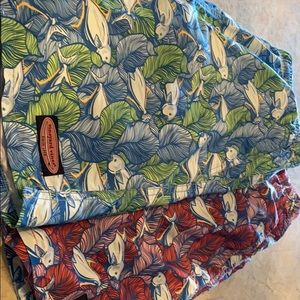 2 Vineyard Vines Boys Bathing Suit’s Size Large